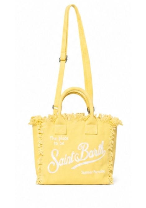 Borsa Mini in canvas SAINT BARTH | VAMI001 VANITY MINI00766L 92 LIGHT YELLOW